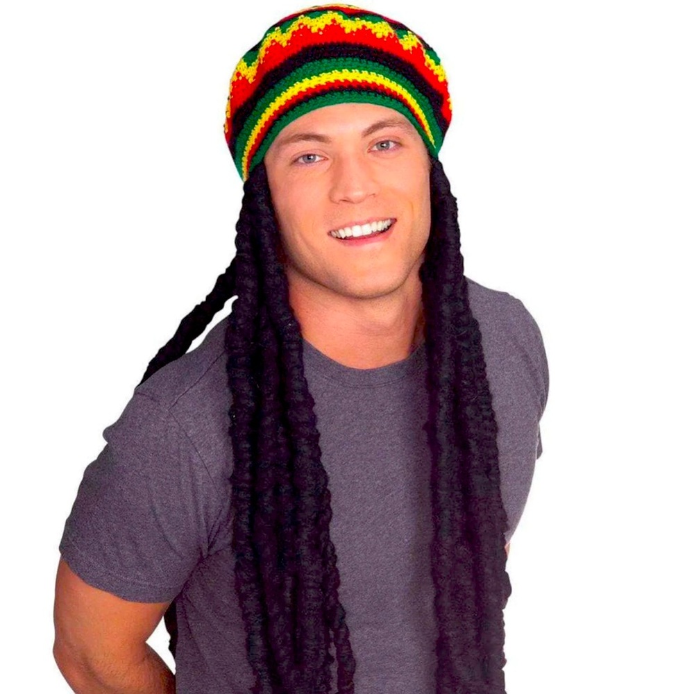 Adult Rasta Halloween wig